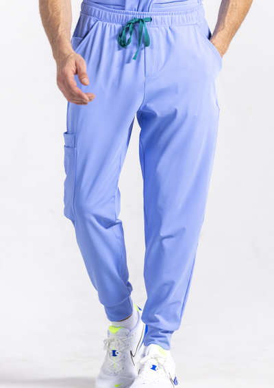 Melastino Arctic-Blue Scrub Pants - Epiona - Sustainable Medi Functional Wear