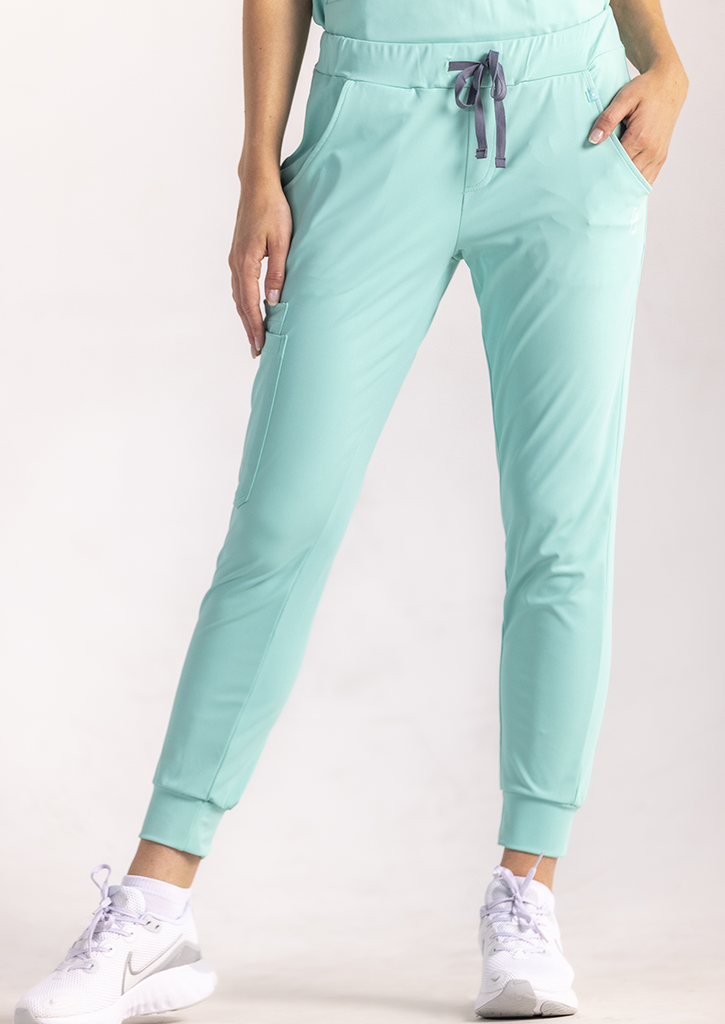 Welastino Aqua-Mint Scrub Pants - Epiona - Sustainable Medi Functional Wear